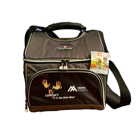 Igloo Playmate 18-Can Cooler or Lunchbox Black and Gray NWT - Picture 1 of 6